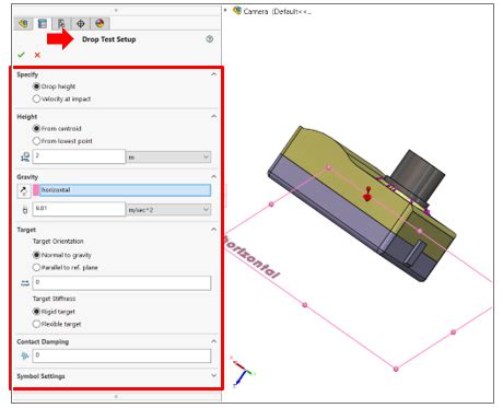 drop test simulation solution time after impact|Performing Drop Test Analysis .